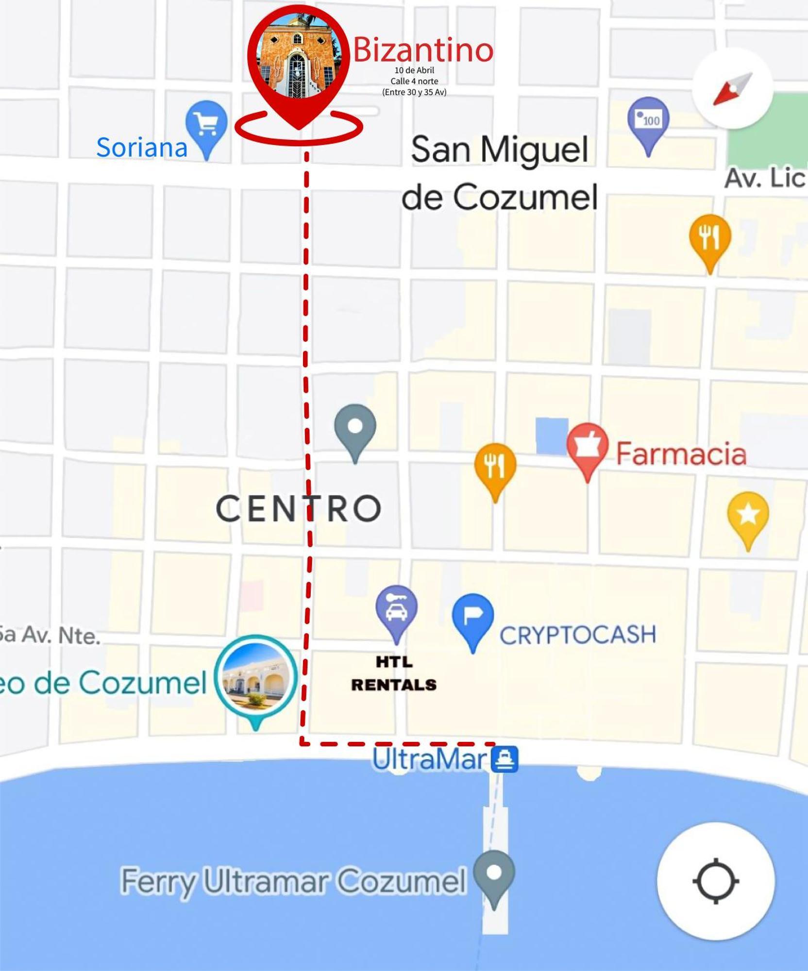 Apartamento Bizantino Cozumel Ngoại thất bức ảnh